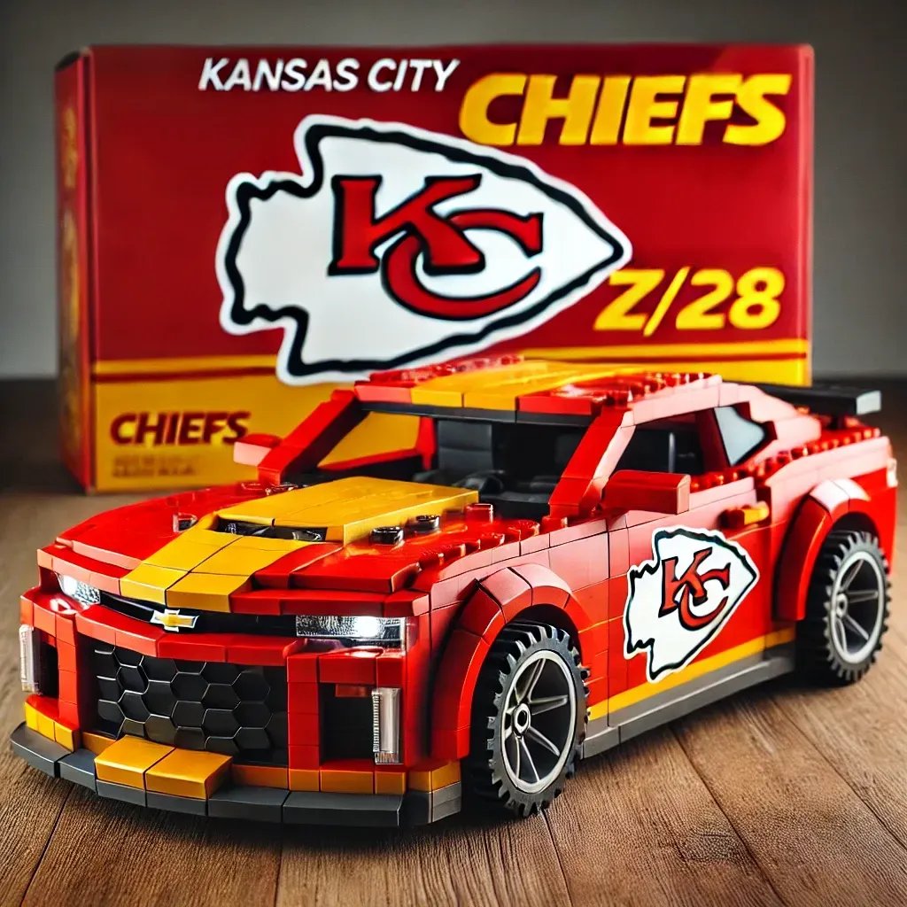 NFL Football Team Camaro Z/28 Building Lego Block