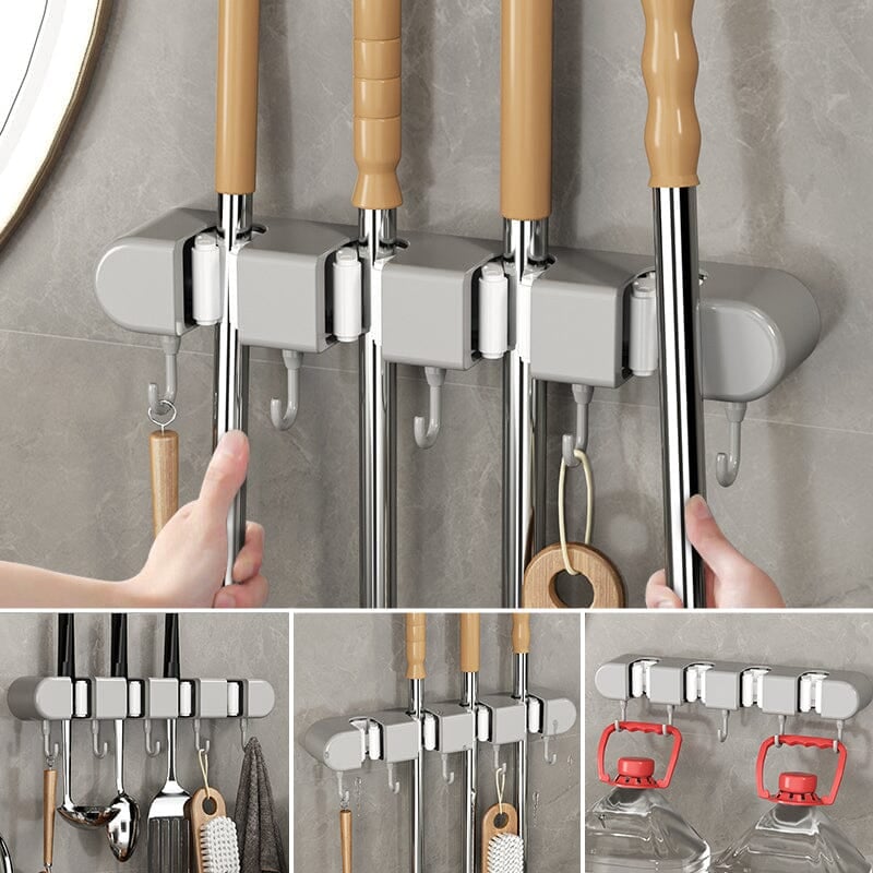 Hot Sale 48% OFF💖 Multifunctional Mop Holder with Hook