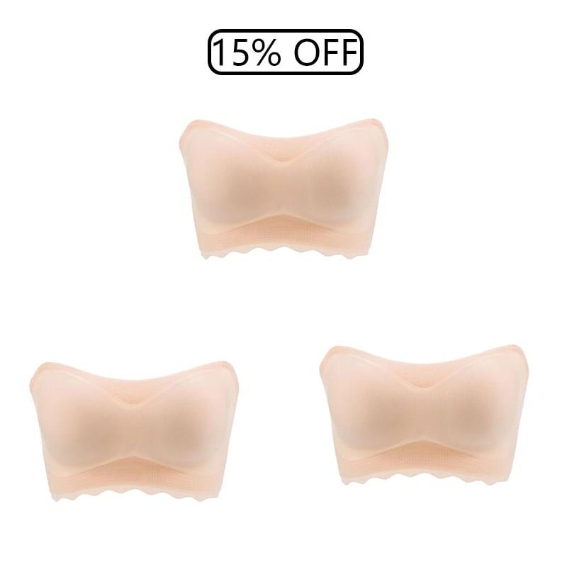 Summer Sale - Plus size Sexy Strapless Invisible Push Up Bra