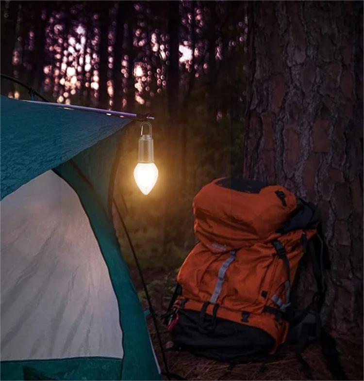 2023 New Outdoor Camping Hanging Type-C Charging Retro Light Bulb Lighting Decoration
