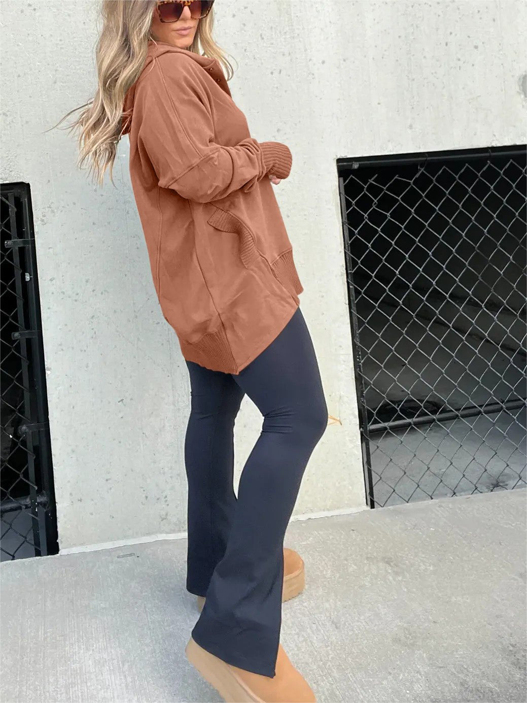 Women's Oversized Hoodie With Thumb Holes