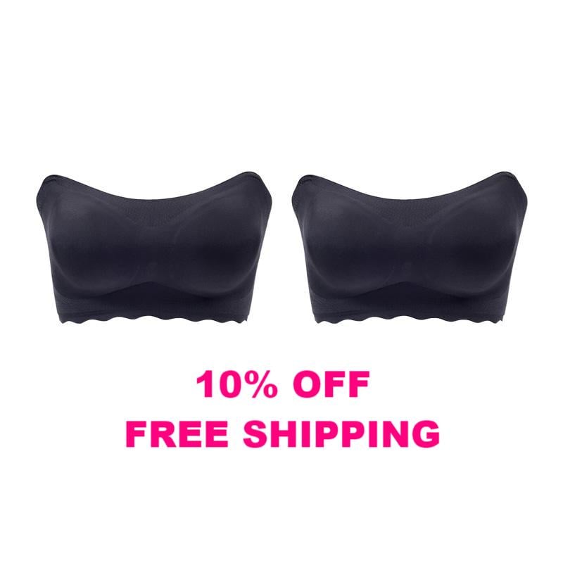 Summer Sale - Plus size Sexy Strapless Invisible Push Up Bra