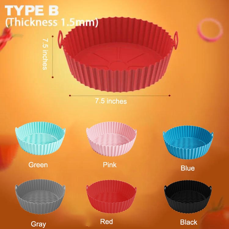 Air Fryer Silicone Baking Tray(Reusable)