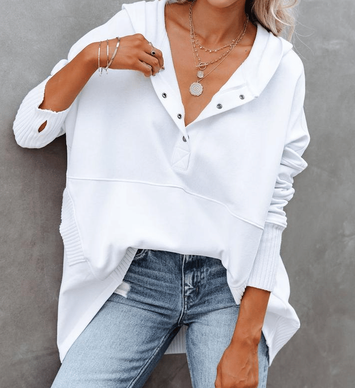 Women's Oversized Hoodie With Thumb Holes