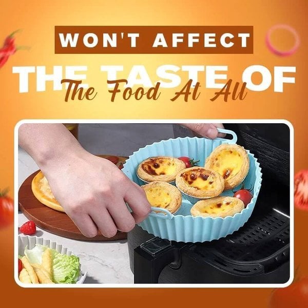 Air Fryer Silicone Baking Tray(Reusable)