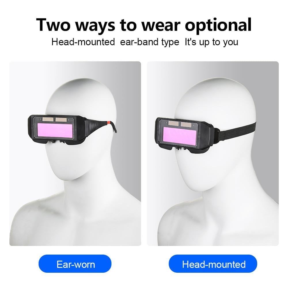(🎉EARLY NEW YEAR SALE - 48% OFF)) Auto Dimming Welding Glasses(With 5 lenses)
