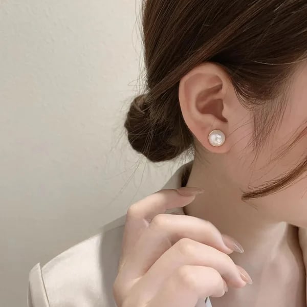 Elegance White Onyx Earrings