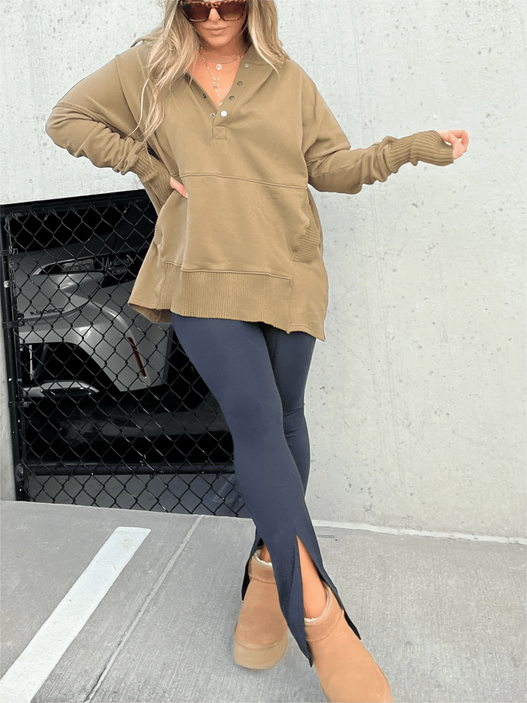 Women's Oversized Hoodie With Thumb Holes