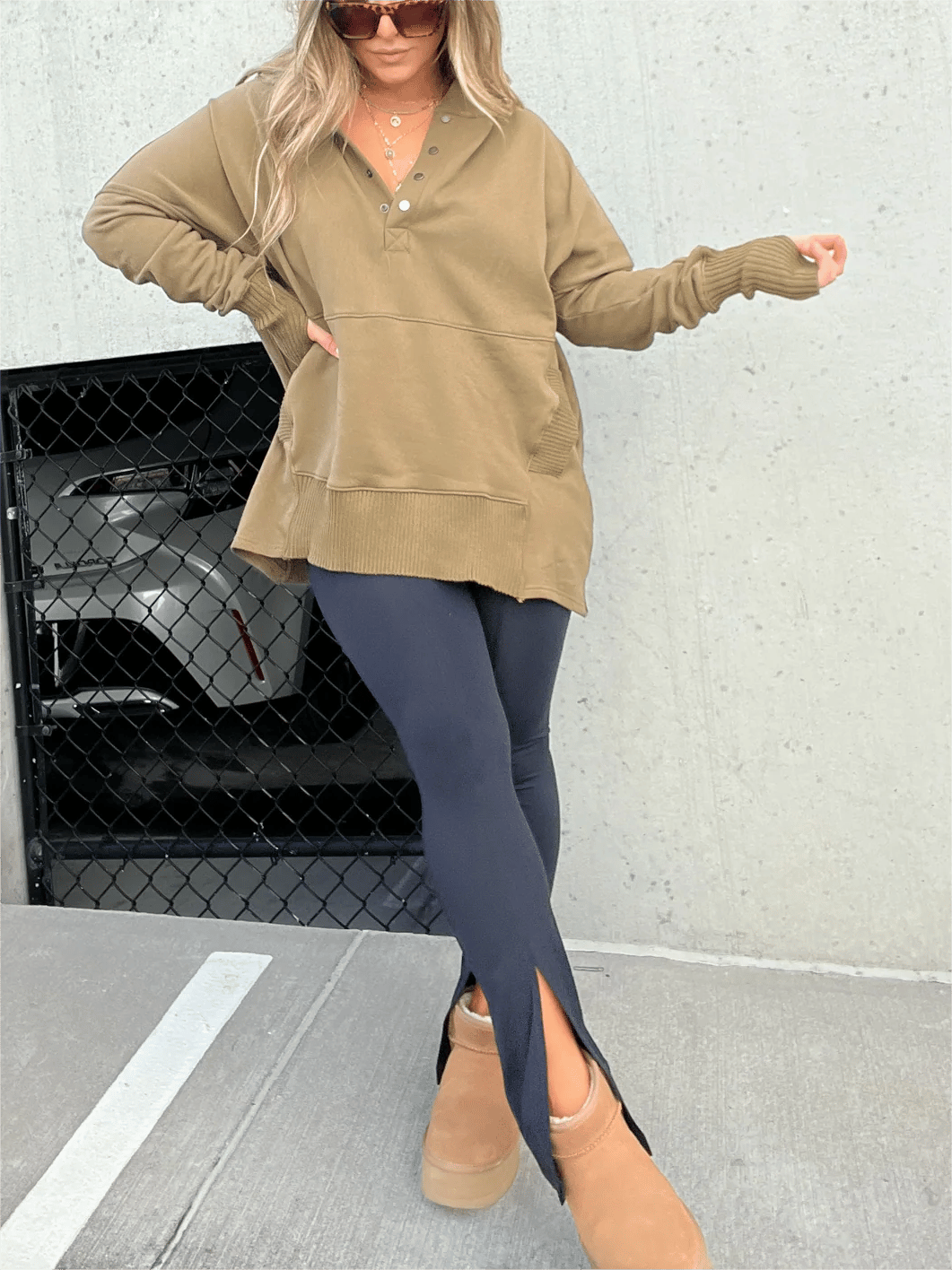 Women's Oversized Hoodie With Thumb Holes
