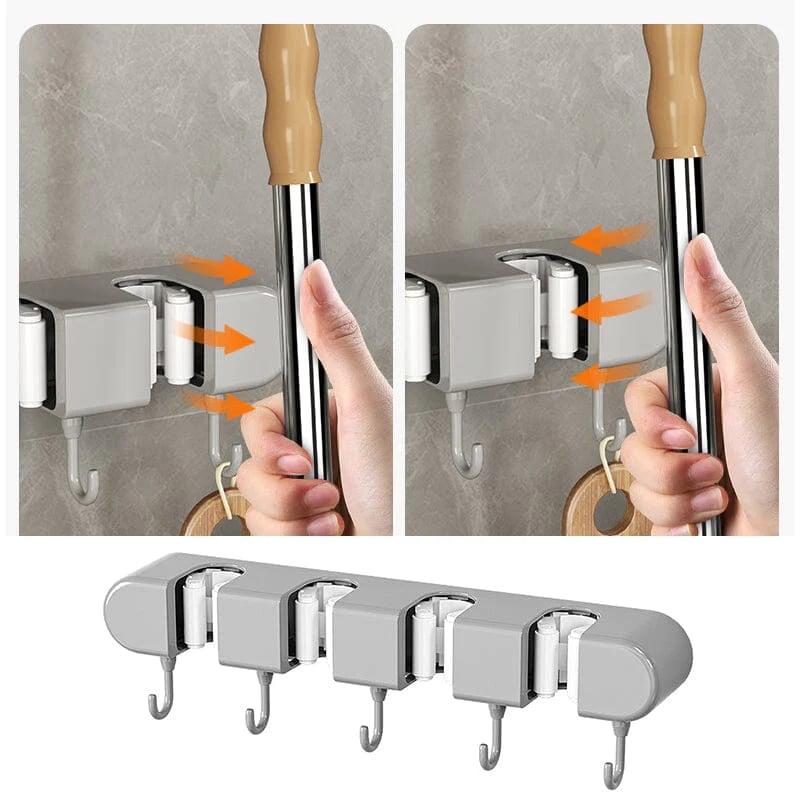 Hot Sale 48% OFF💖 Multifunctional Mop Holder with Hook