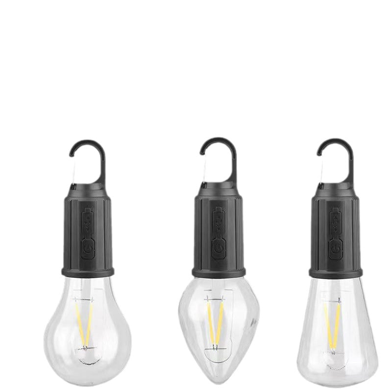 2023 New Outdoor Camping Hanging Type-C Charging Retro Light Bulb Lighting Decoration