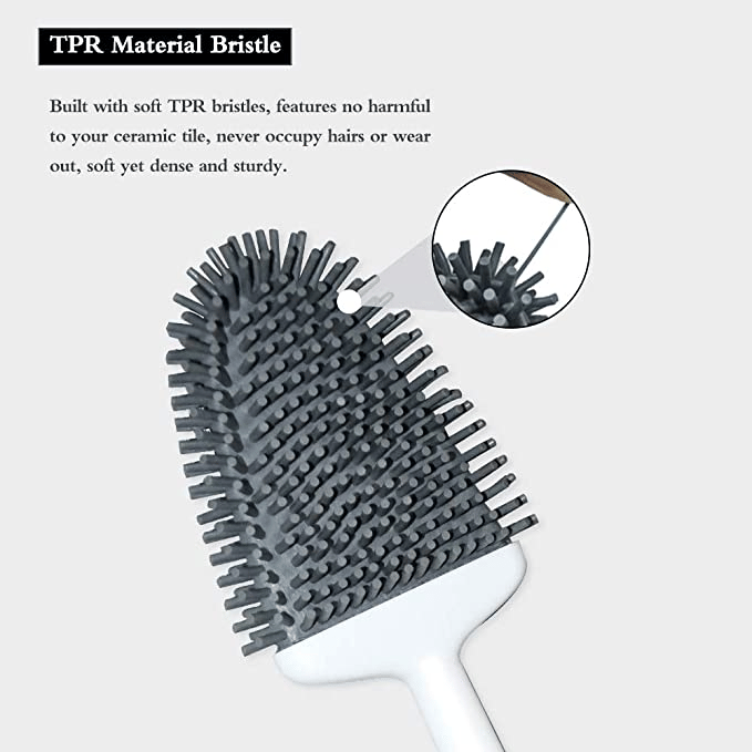 (🔥SUMMER HOT SALE-49% OFF) Silicone Flex Toilet Brush(BUY 2 FREE SHIPPING NOW!)