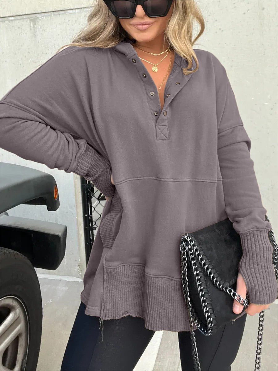 Women's Oversized Hoodie With Thumb Holes