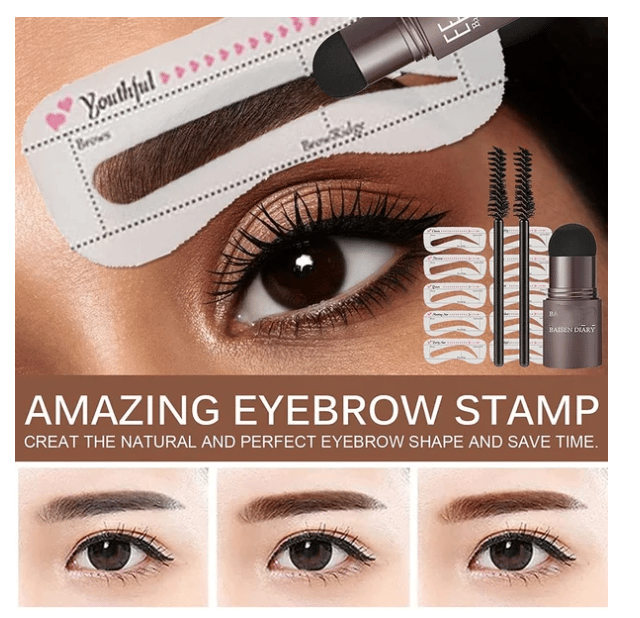 2023 New Eyebrow Stamp Stencil Kit