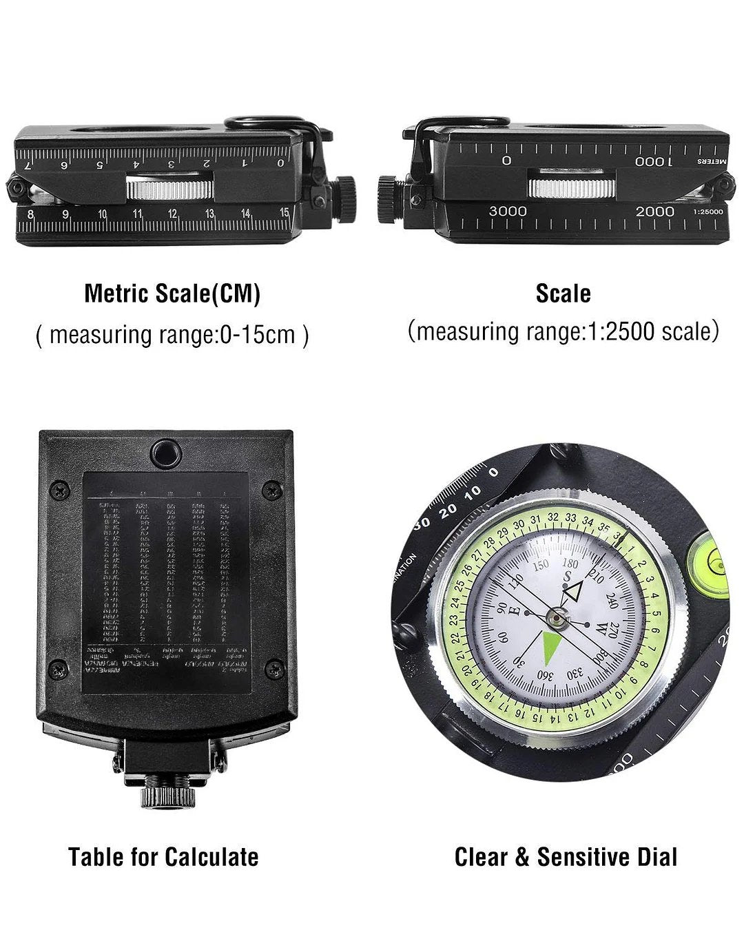 Navigation Compass  with Inclinometer