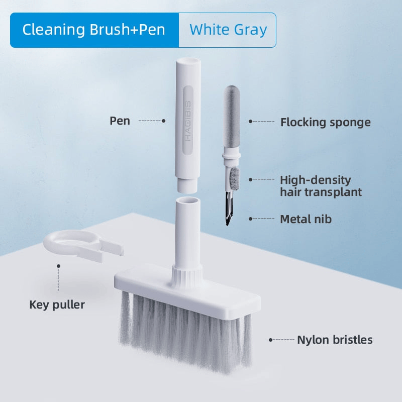 (🔥Hot Sale NOW- SAVE 49% OFF)5 in 1 Keyboard Cleaning Brush Kit(BUY 2 GET 2 FREE NOW)