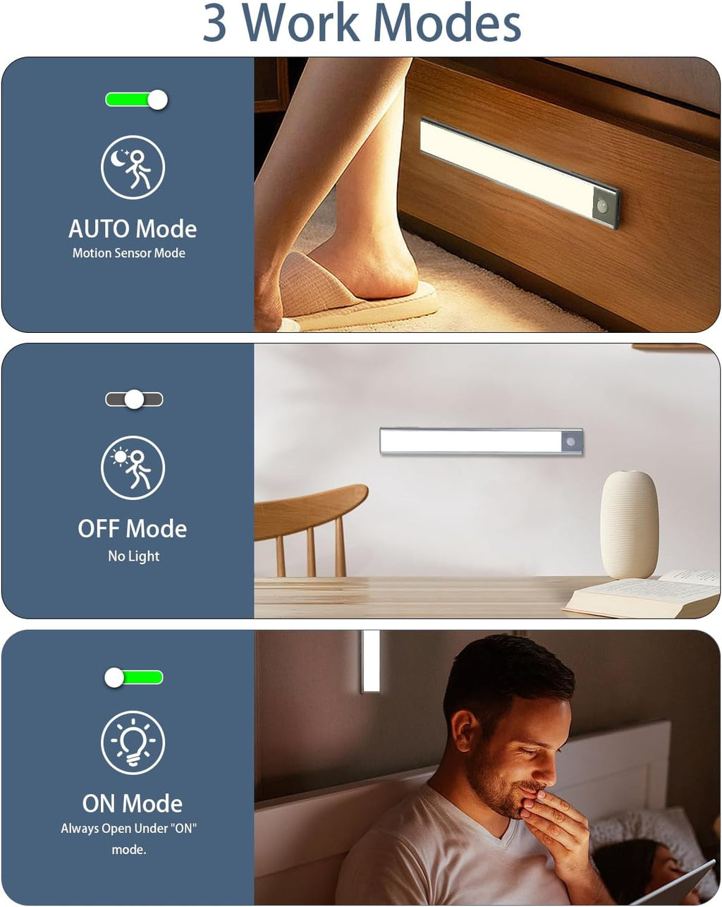 BUY 3 SAVE $6.99🔥Magnetic Self-Adhesive Smart Sensor LED Light Strip
