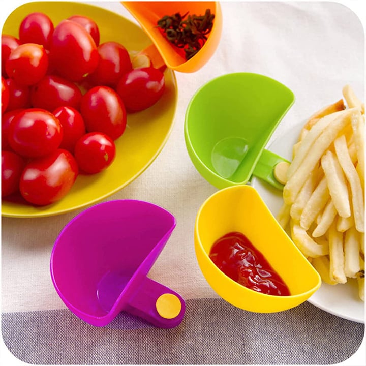 🍟Dip Clip Bowl Plate Holder(4 Pcs/Set)