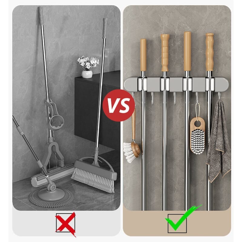 Hot Sale 48% OFF💖 Multifunctional Mop Holder with Hook