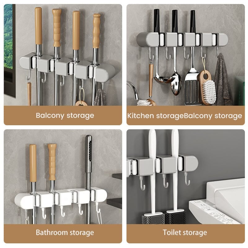 Hot Sale 48% OFF💖 Multifunctional Mop Holder with Hook