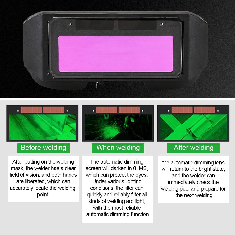 (🎉EARLY NEW YEAR SALE - 48% OFF)) Auto Dimming Welding Glasses(With 5 lenses)