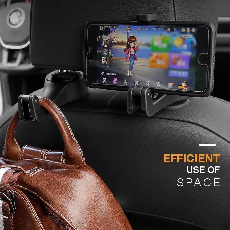 (🎉NEW YEAR SALE-47% OFF) 2 in 1 Car Headrest Hidden Hook(BUY 2 GET 2 FREE NOW!)