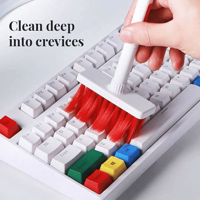 (🔥Hot Sale NOW- SAVE 49% OFF)5 in 1 Keyboard Cleaning Brush Kit(BUY 2 GET 2 FREE NOW)
