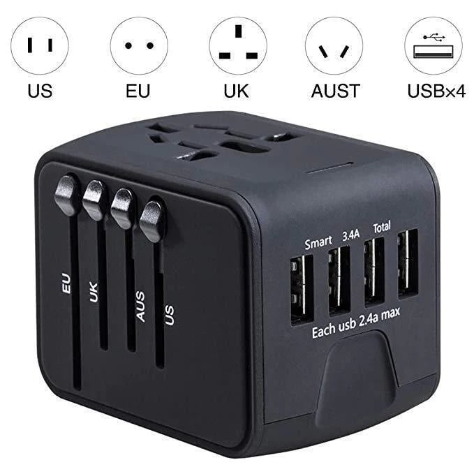 HOT SALE⚡Universal 100V-220V Smart Travel Adapter Voltage Converter
