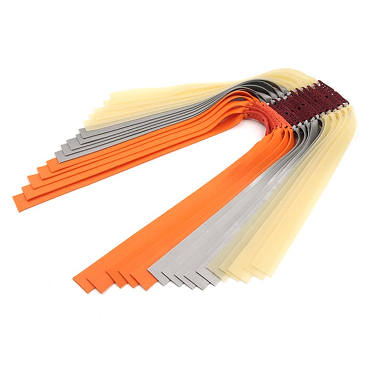 3 PCs Extra High Elastic Strips for Laser Slingshot(Random color)